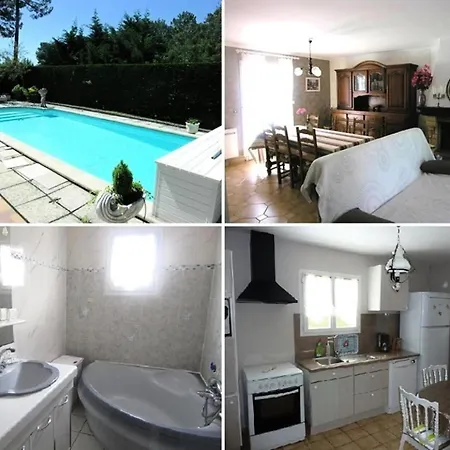 03210-lacanau Ocean - Maison Independante, 3 Chambres, 6 Personnes, Piscine Privee A Ocean Mae-1081 *